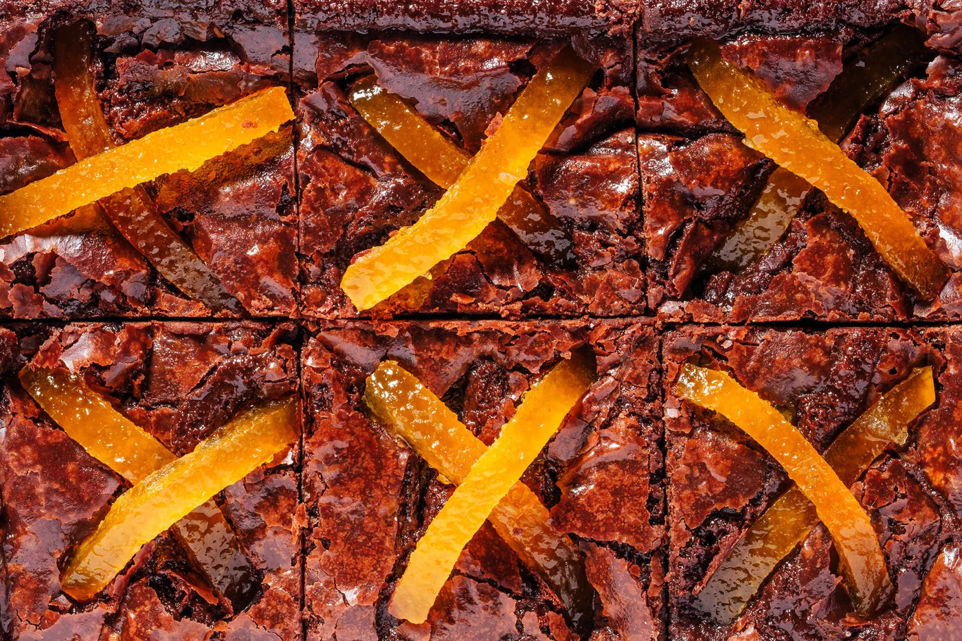 Candied Orange Brownie